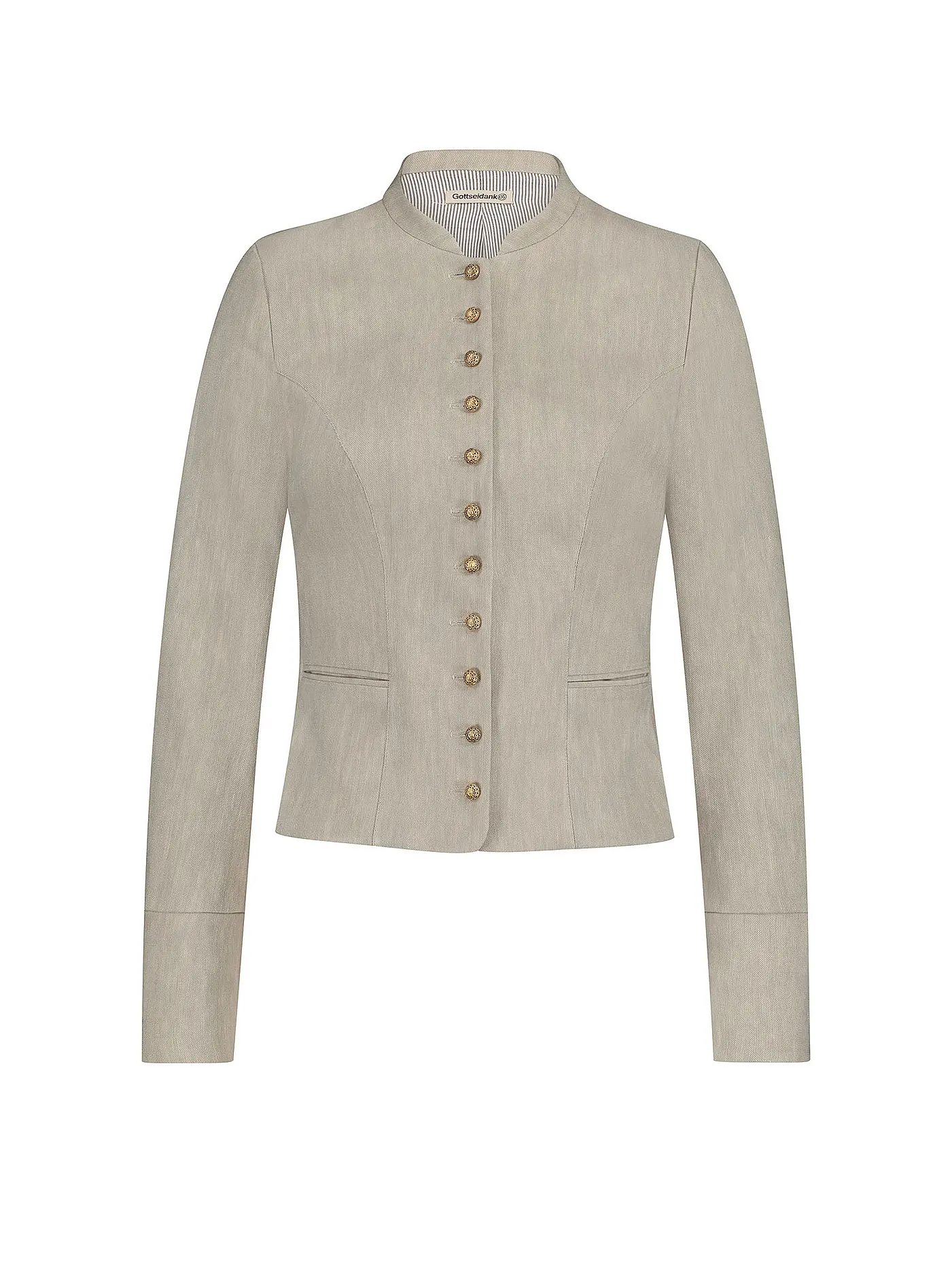 GOTTSEIDANK | Trachtenblazer BARBARA | hellgrau